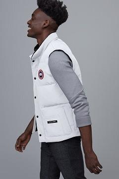 Chamarras Canada Goose Hombre Mexico - PBI Freestyle Chalecos Blancos ML5319742